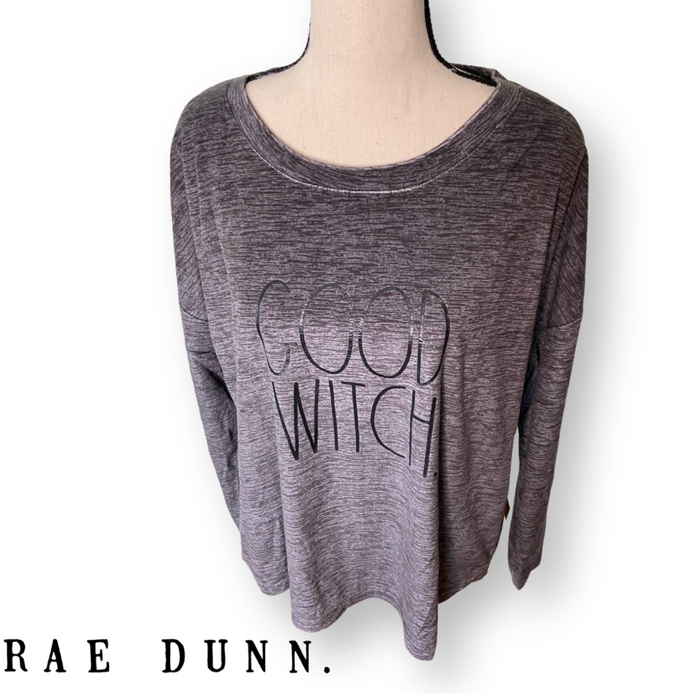 Rae Dunn. Drop Shoulder Crew Neck Sweatshirt Good Witch Size Medium